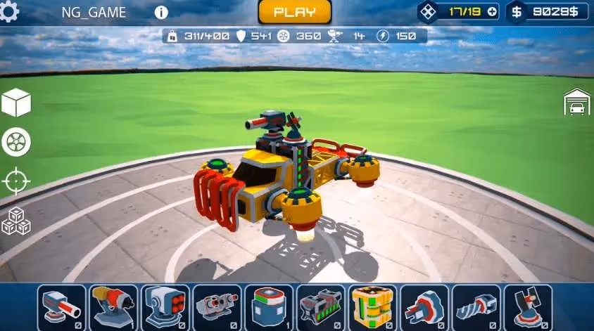 Block Tech Tank Free Android Games