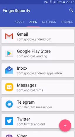 FingerSecurity (lock apps by fingerprint scanner)