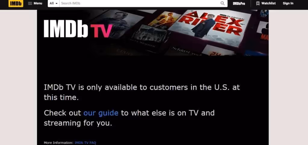 IMDb Free Movies Online