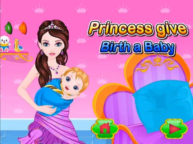 Princess Give Birth A Baby