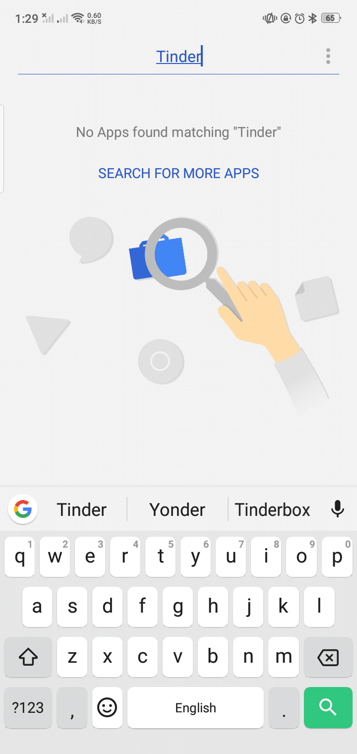 Hide Tinder on Android